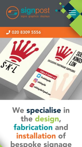 SignPost Sign mobile screenshot